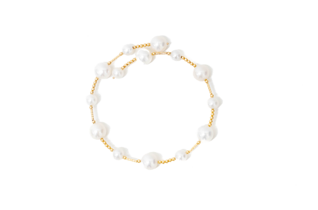 Amelia Beaded Pearl Bracelet
