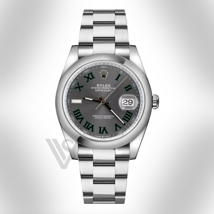 Brand New Rolex Oyster Perpetual 36mm Wimbledon Dial Dome Bezel