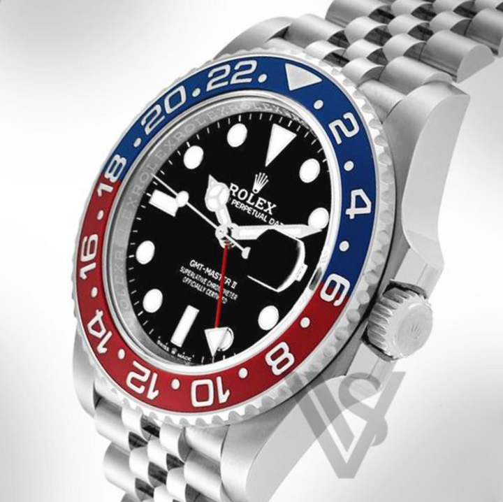 Brand New Rolex - GMT Master II - 40mm Pepsi Stainless Steel Jubilee Bracelet
