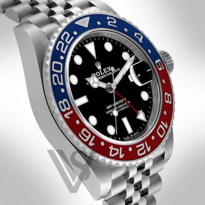 Brand New Rolex - GMT Master II - 40mm Pepsi Stainless Steel Jubilee Bracelet