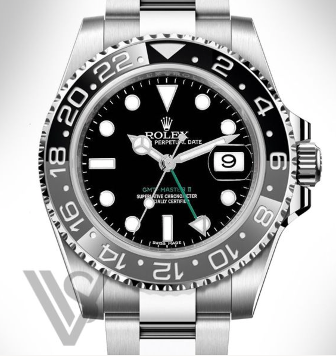ネジ GMT-Master II 126713 GRNR GMF 1:1 Best Edition on Black Dial