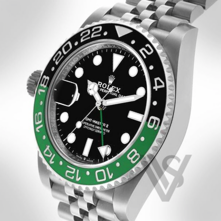 Brand New Rolex Oystersteel "Sprite" GMT-Master II Jubilee Bracelet Watch