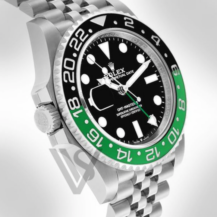 Brand New Rolex Oystersteel "Sprite" GMT-Master II Jubilee Bracelet Watch