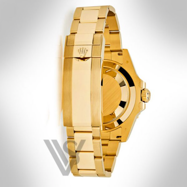 Brand New Rolex - Submariner - Black Dial - 18K Yellow Gold Bracelet