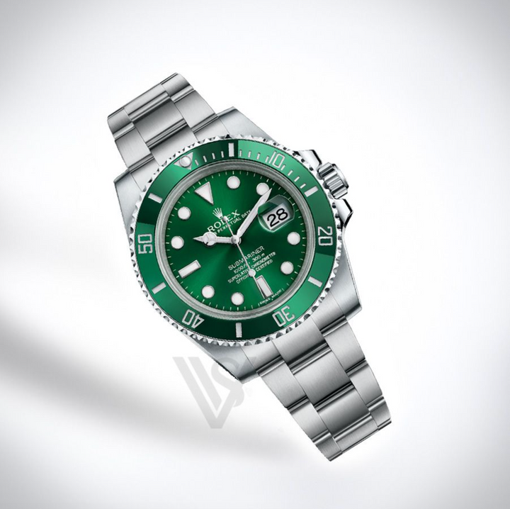 Brand New Rolex Steel Submariner "Hulk" Green Bezel 2018 116610LV 41mm