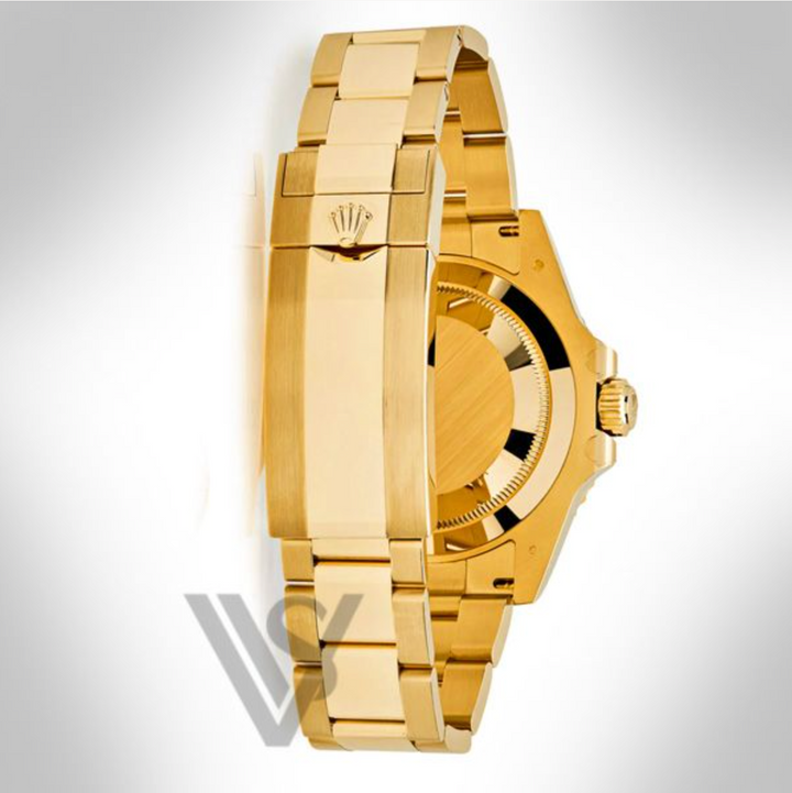 Brand New Rolex - Submariner - Blue Dial Date Watch 18K Yellow Gold Stainless Steel Bracelet