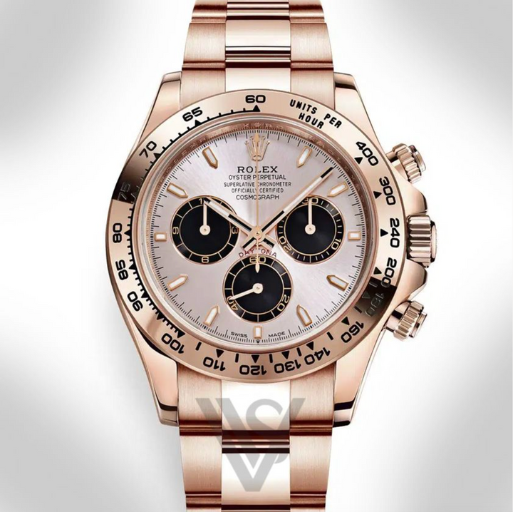 Brand New Rolex - Daytona - Cosmograph Sundust Index Dial 18K Rose Gold Oyster Bracelet