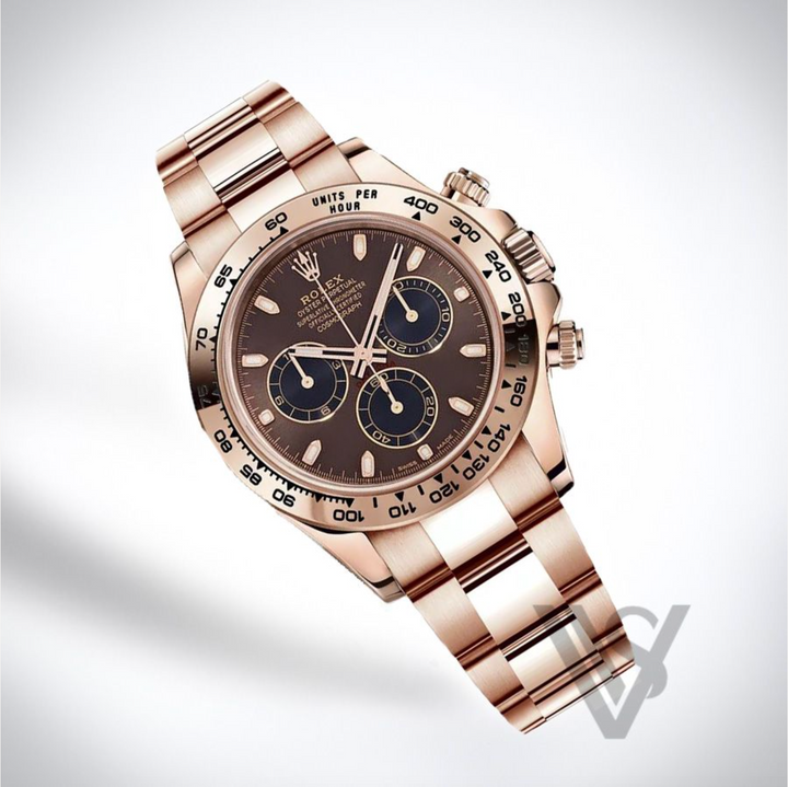 Pre Owned Rolex - Daytona - Cosmograph Brown Index Dial 18K Rose Gold Oyster Bracelet 2021