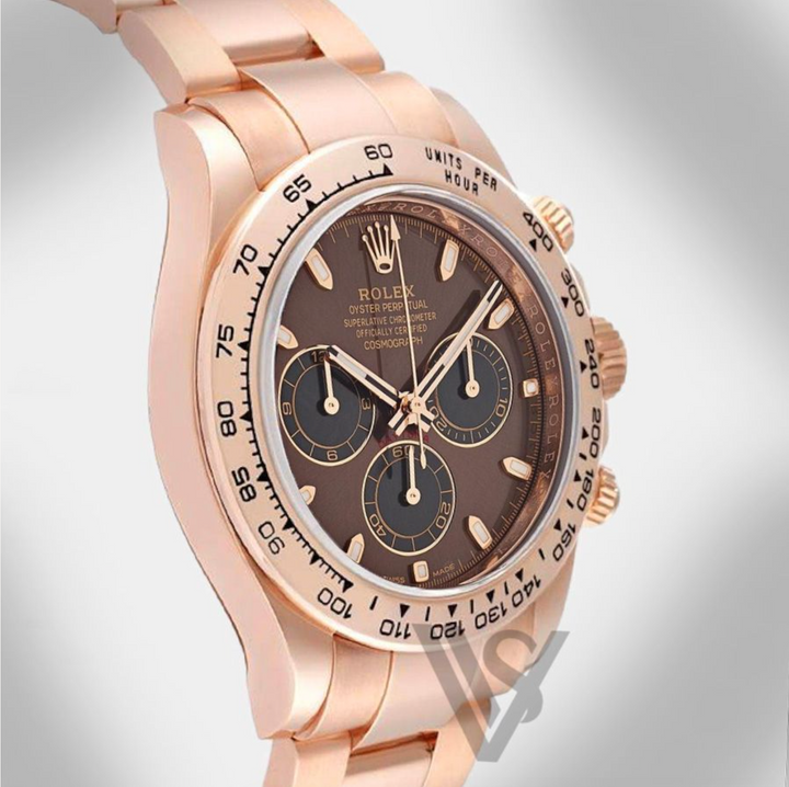 Pre Owned Rolex - Daytona - Cosmograph Brown Index Dial 18K Rose Gold Oyster Bracelet 2021