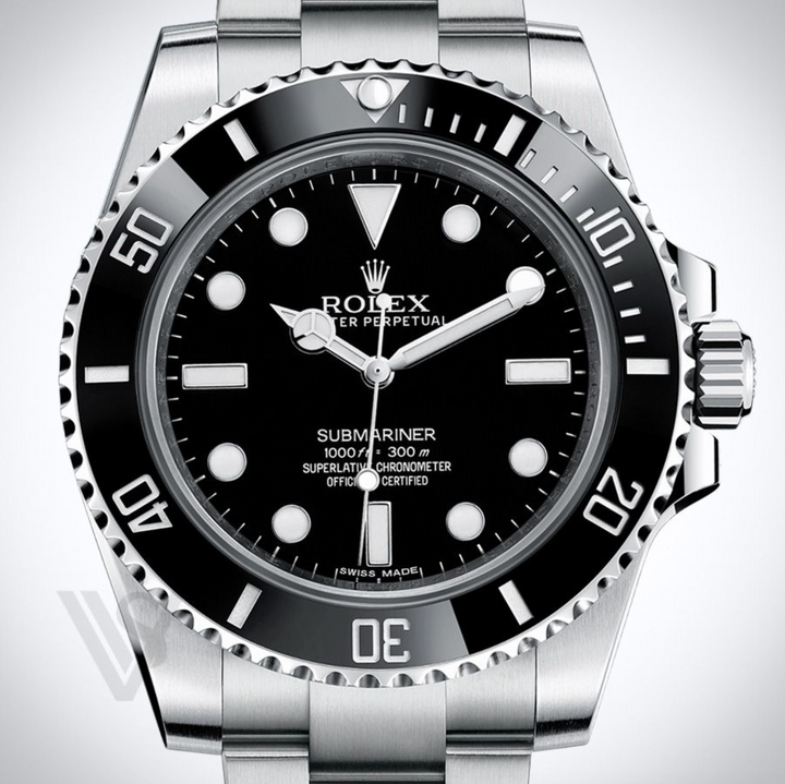 Brand New Rolex Steel Submariner Watch - Black Dial