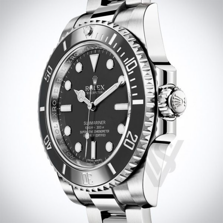 Brand New Rolex Steel Submariner Watch - Black Dial
