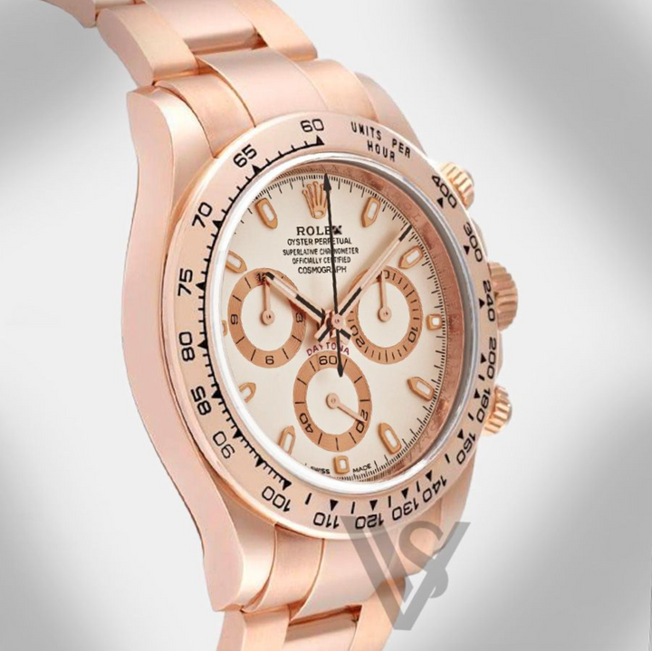 Pre Owned Rolex - Daytona - Cosmograph Ivory White Dial 18K Rose Gold Oyster Bracelet 2023