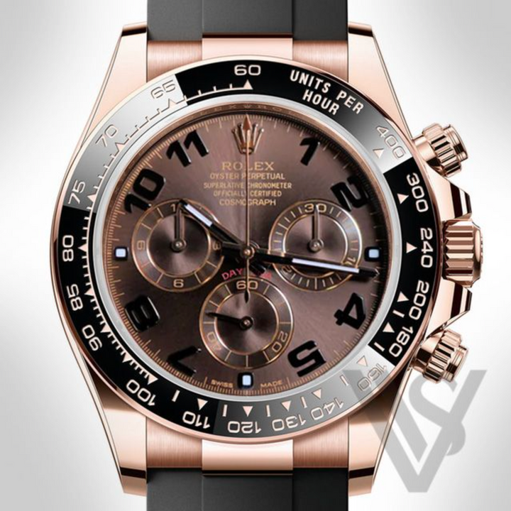 Pre Owned Rolex - Daytona - Chocolate Arabic Dial 18K Rose Gold Oyster Bracelet 2022