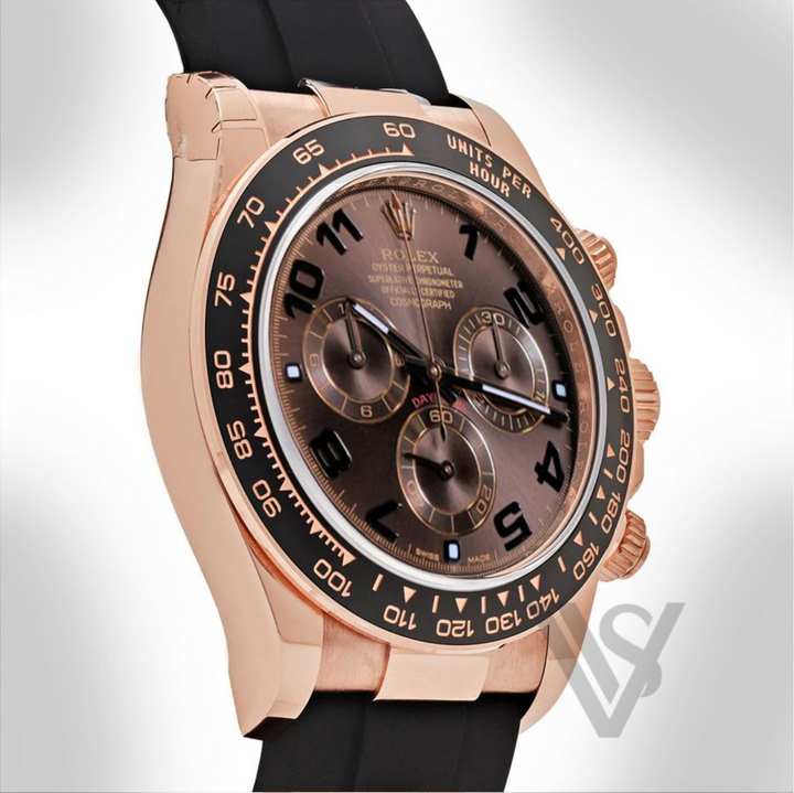 Pre Owned Rolex - Daytona - Chocolate Arabic Dial 18K Rose Gold Oyster Bracelet 2022