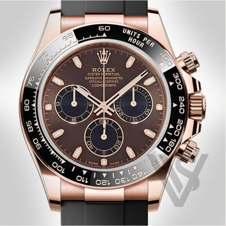 Pre Owned Rolex - Daytona - Chocolate Index 18K Rose Gold Oyster Bracelet 2023