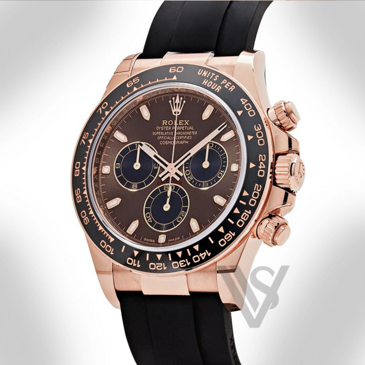 Pre Owned Rolex - Daytona - Chocolate Index 18K Rose Gold Oyster Bracelet 2023