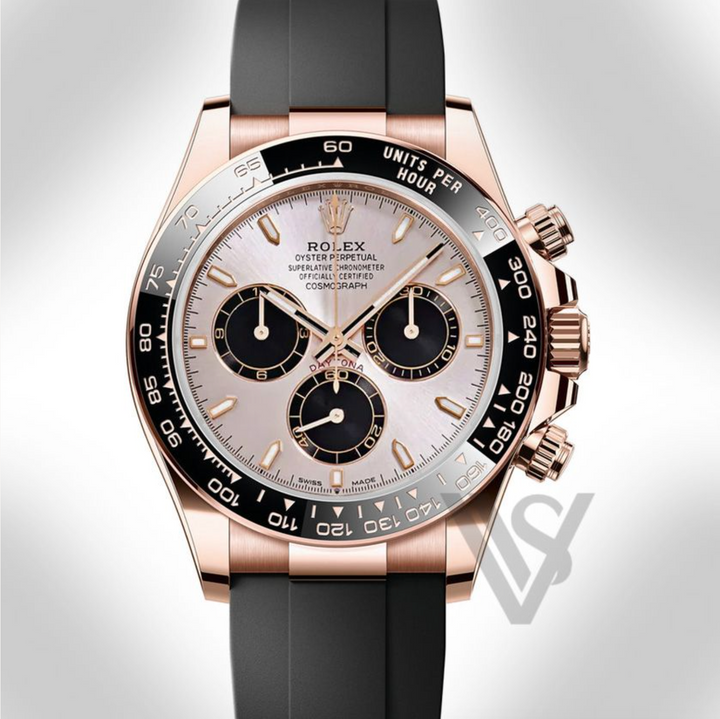 Pre Owned Rolex - Daytona - Sundust Dial 18K Rose Gold Oysterflex Strap 2023