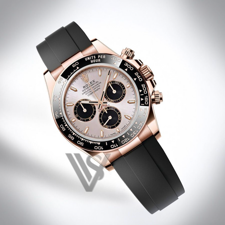 Pre Owned Rolex - Daytona - Sundust Dial 18K Rose Gold Oysterflex Strap 2023