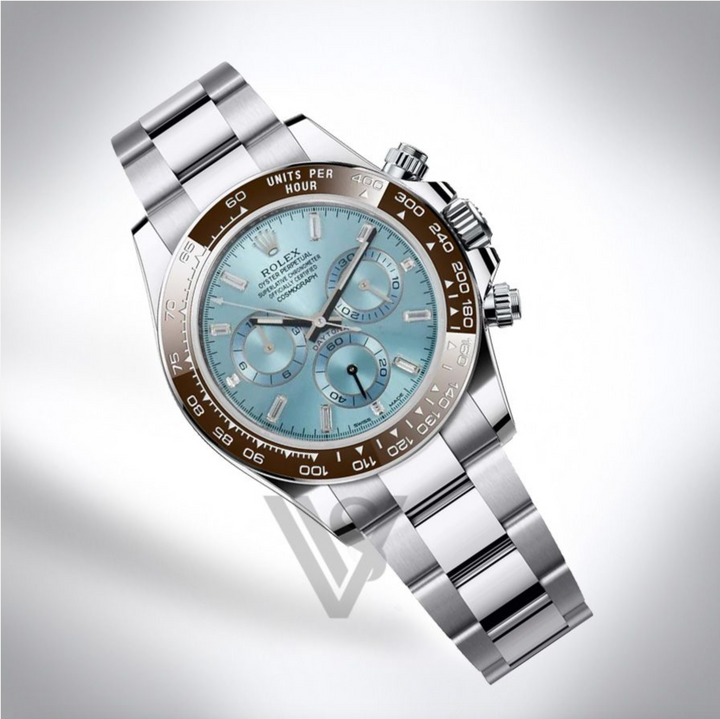 Rolex - Daytona - 950 Platinum Cosmograph Diamond Ice Blue Dial Oyster Bracelet 2021