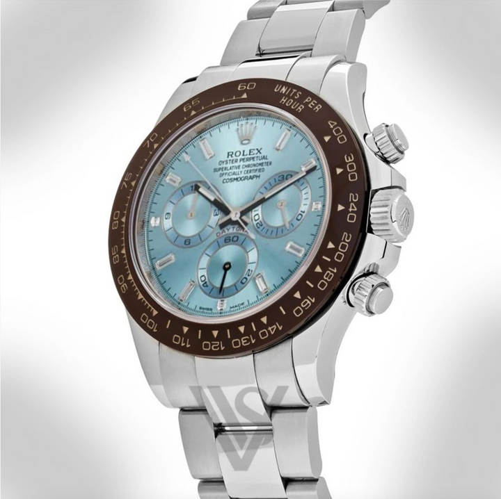 Rolex - Daytona - 950 Platinum Cosmograph Diamond Ice Blue Dial Oyster Bracelet 2021