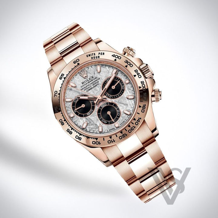 Pre Owned Rolex - Daytona - Cosmograph Meteorite Dial 18K Rose Gold Oyster Bracelet 2022