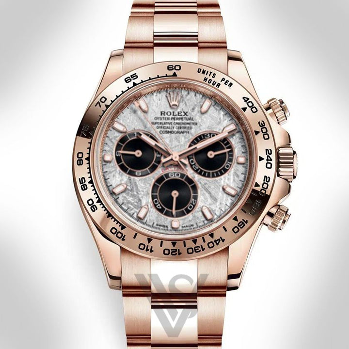 Pre Owned Rolex - Daytona - Cosmograph Meteorite Dial 18K Rose Gold Oyster Bracelet 2022