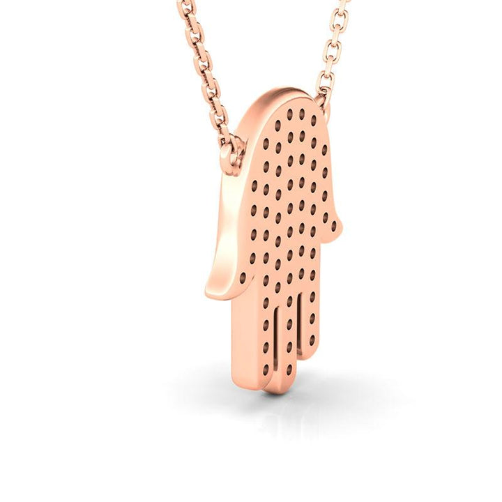 Hamsa Diamond Necklace