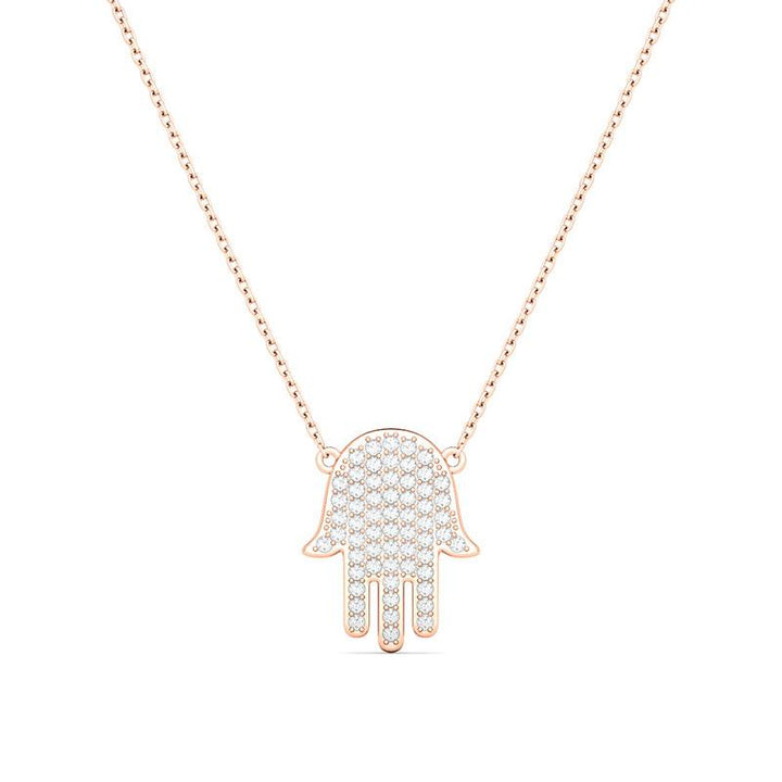 Hamsa Diamond Necklace