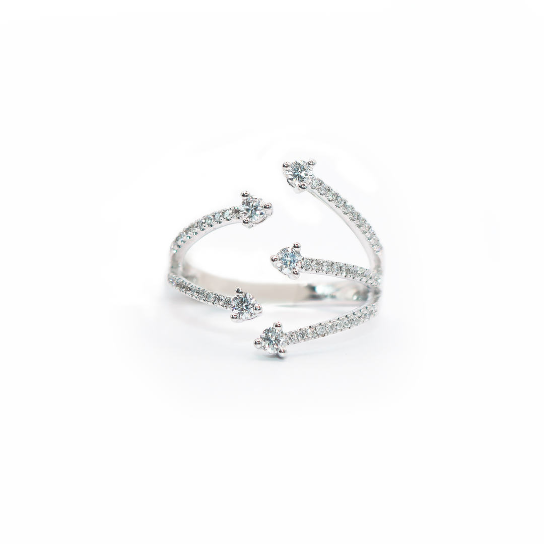 Wrap Open Diamond Ring