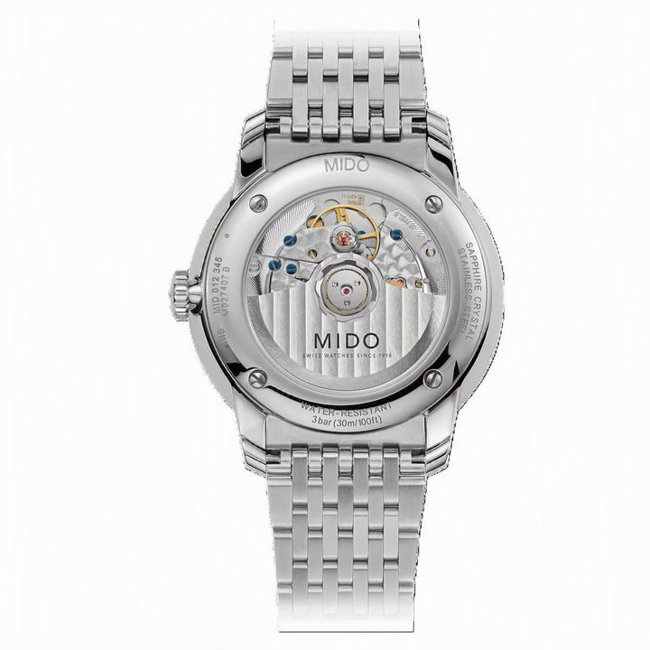 Baroncelli Heritage Black Dial / Stainless Steel Bracelet Black Dial