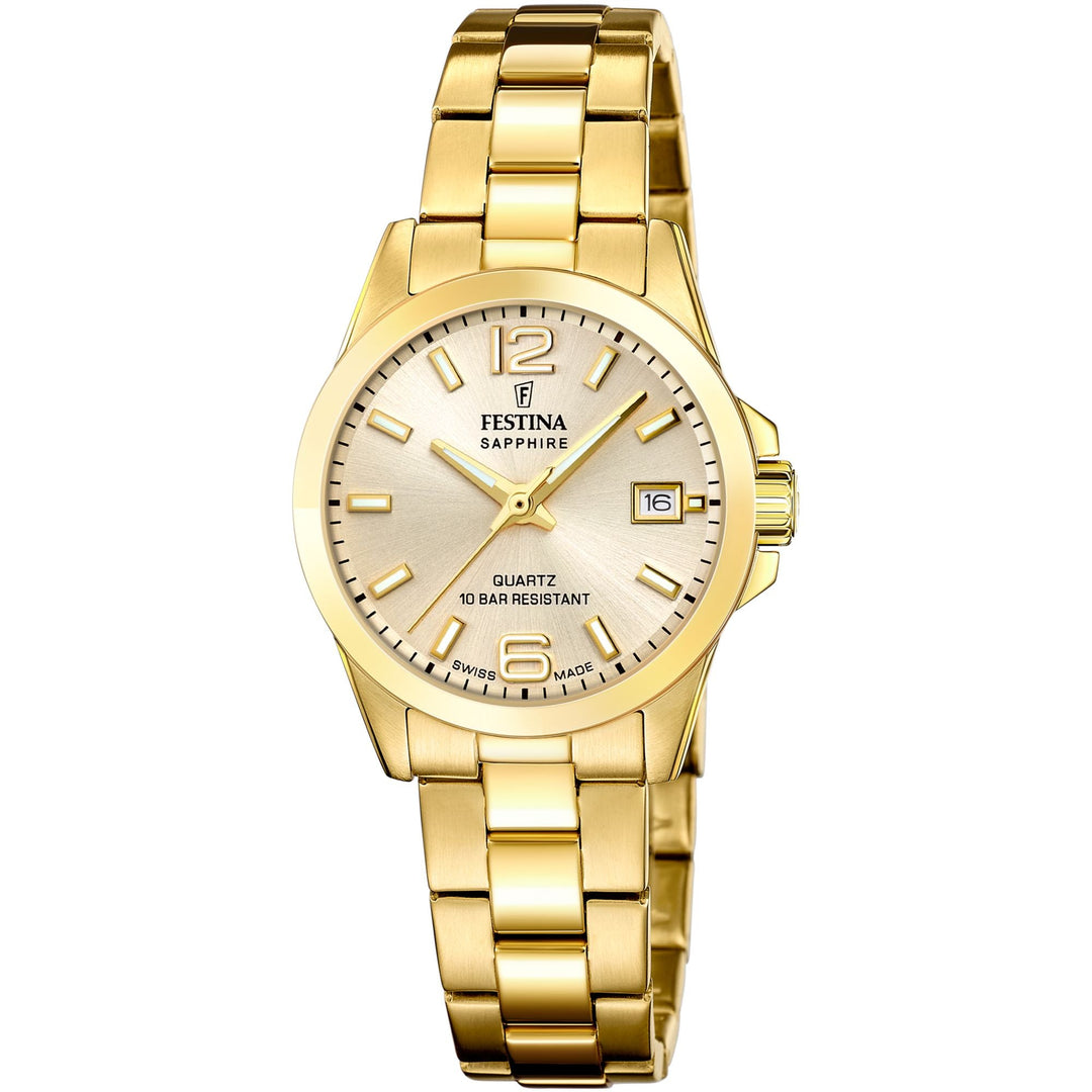 Swiss Made Beige / Stainless Steel | Beige Dial