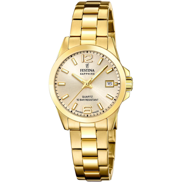 Swiss Made Beige / Stainless Steel | Beige Dial