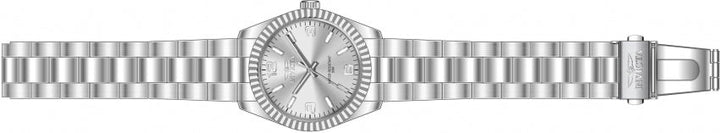 Specialty Silver Dial / Silver Stainless Steel Bracelet Silver Dial