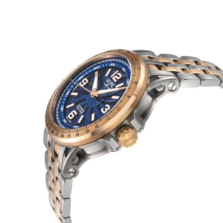Wind Master Automatic Gevril Men's Automatic Wind Master Blue Dial IPRG Stainles