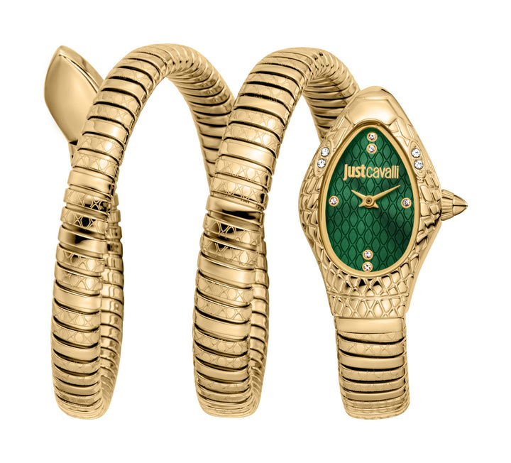Snake 20mm / Dark Green / Gold | Dark Green Dial