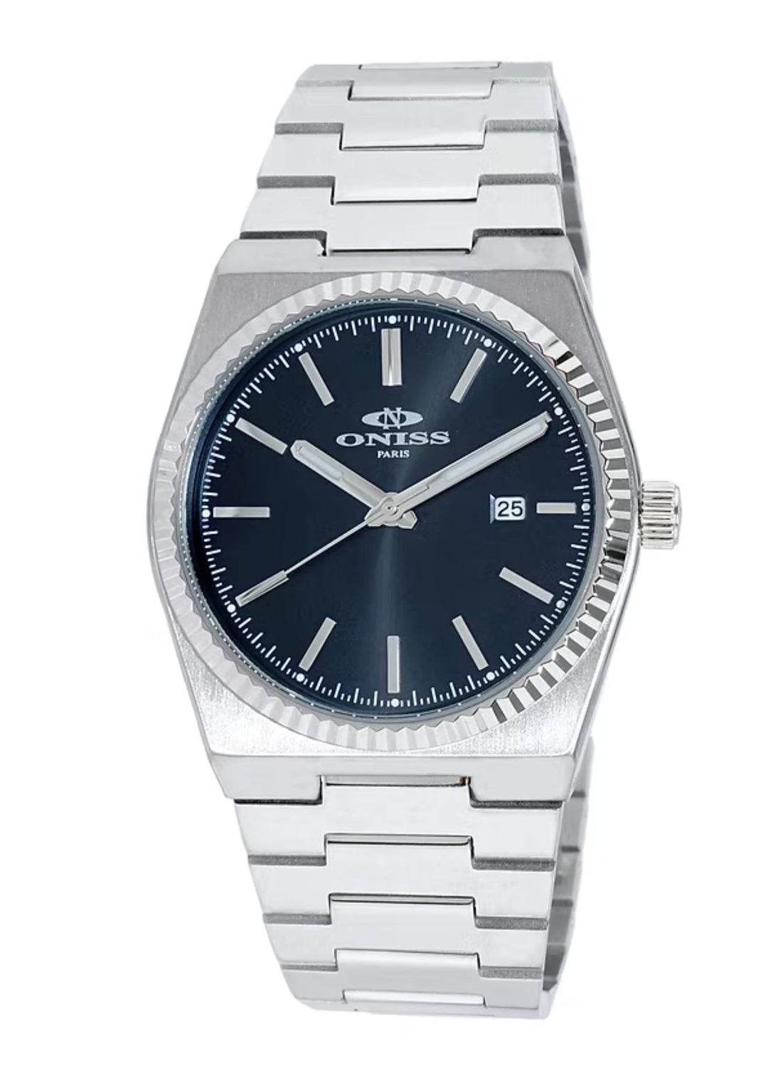 Stratos Date Black Dial / Stainless Steel Bracelet Black Dial