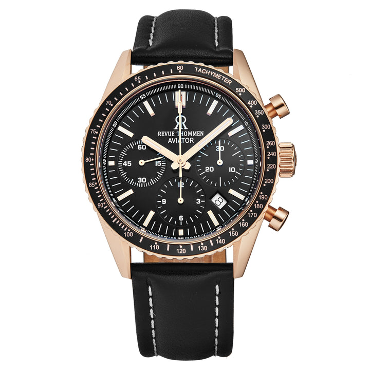 Aviator 17000.6567 / Black | Black Dial