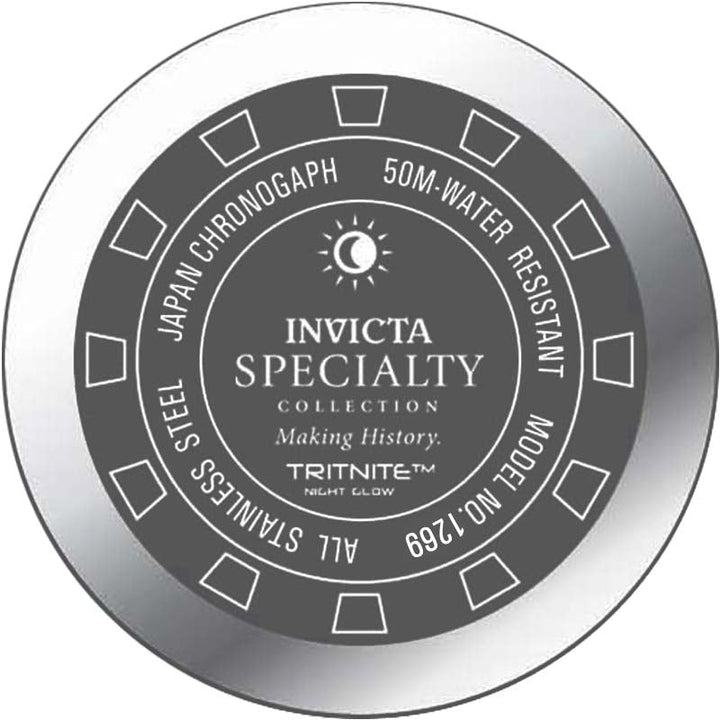 Specialty Chronograph Silver Dial / Silver Stainless Steel Bracelet Silver Dial