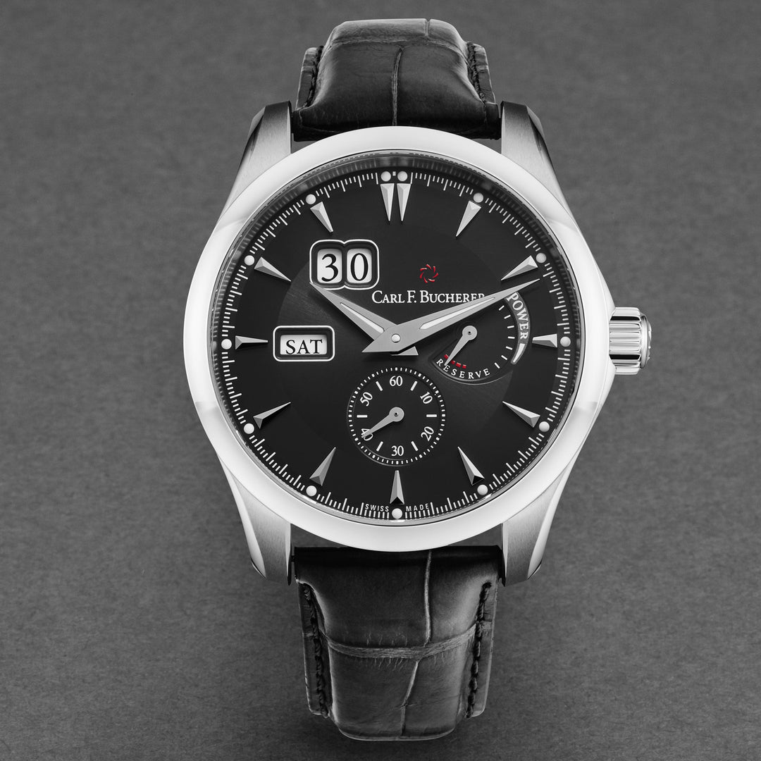 Manero Black / Stainless Steel Black Dial