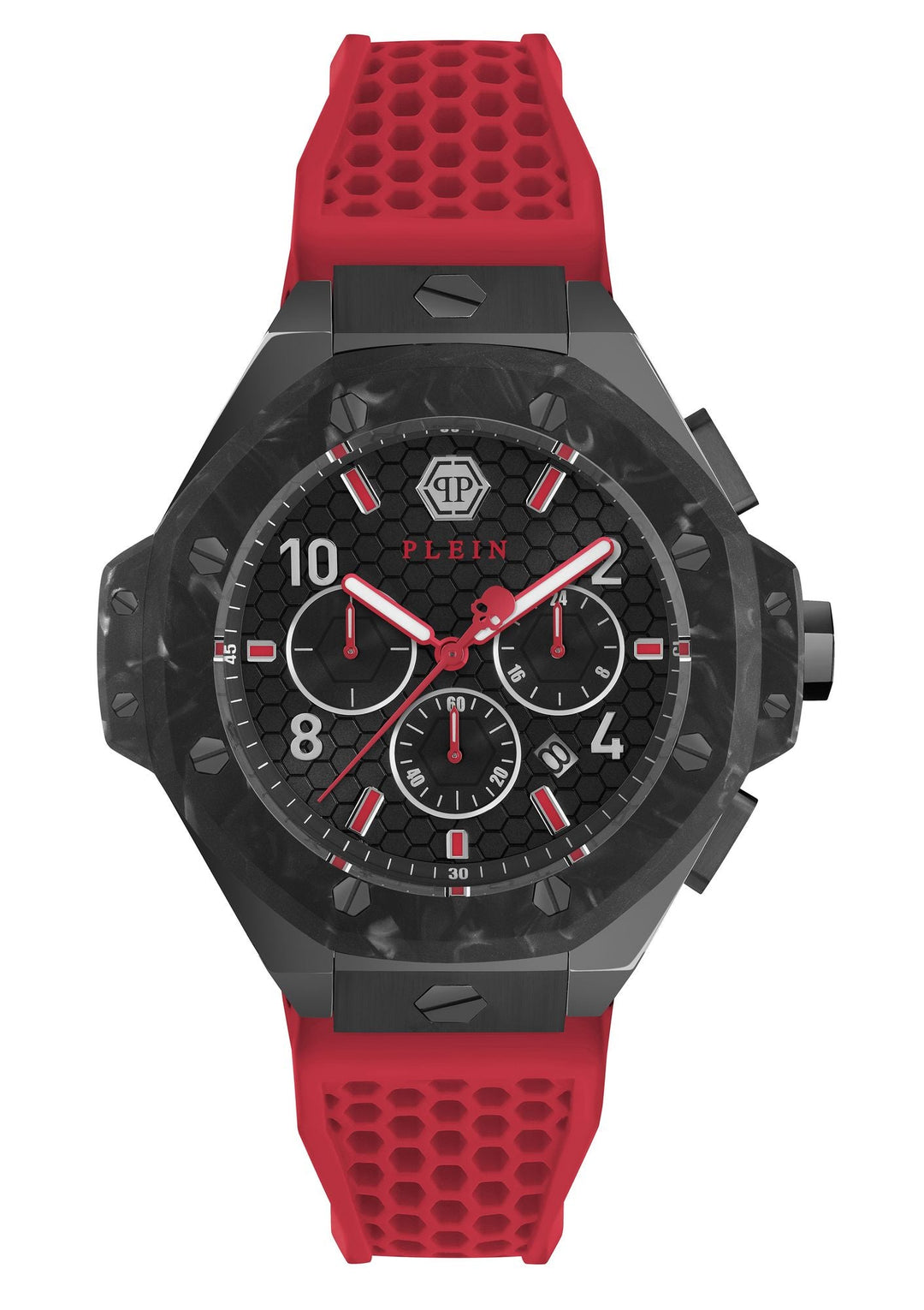 CHRONO ROYAL Black / Silicone | Black Dial