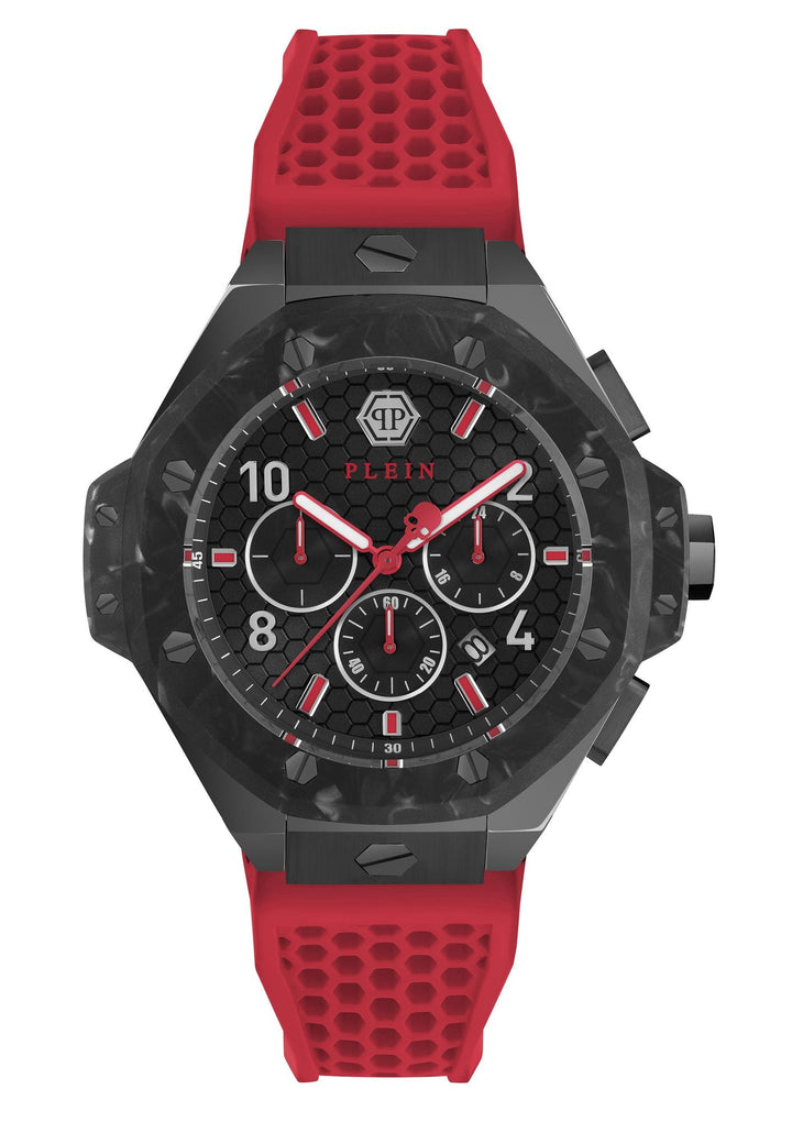 CHRONO ROYAL Black / Silicone | Black Dial