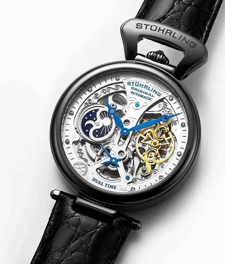 Legacy Silver Dial/ Black Crocodile | Silver Dial