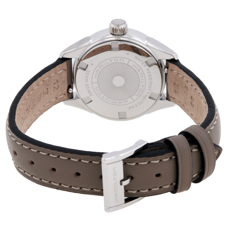 Jazzmaster White Mother-of-Pearl dial / Brown Leather Strap Mother-of-Pearl Dial