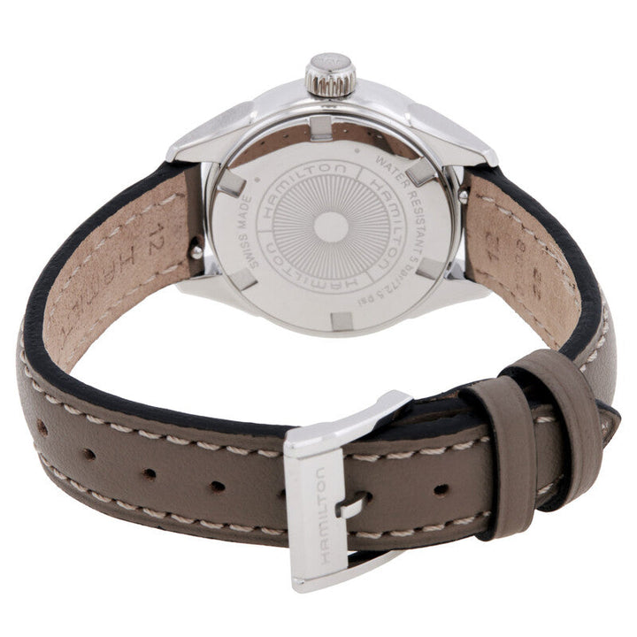 Jazzmaster White Mother-of-Pearl dial / Brown Leather Strap Mother-of-Pearl Dial