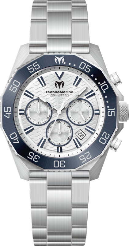 Mara Vivo 44mm / Silver / Silver Silver Dial