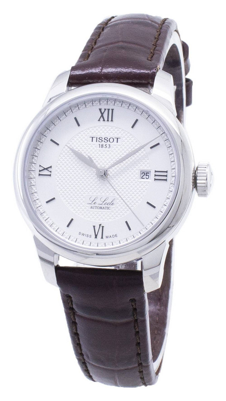 Le Locle 29mm / Silver / Brown | Silver Dial