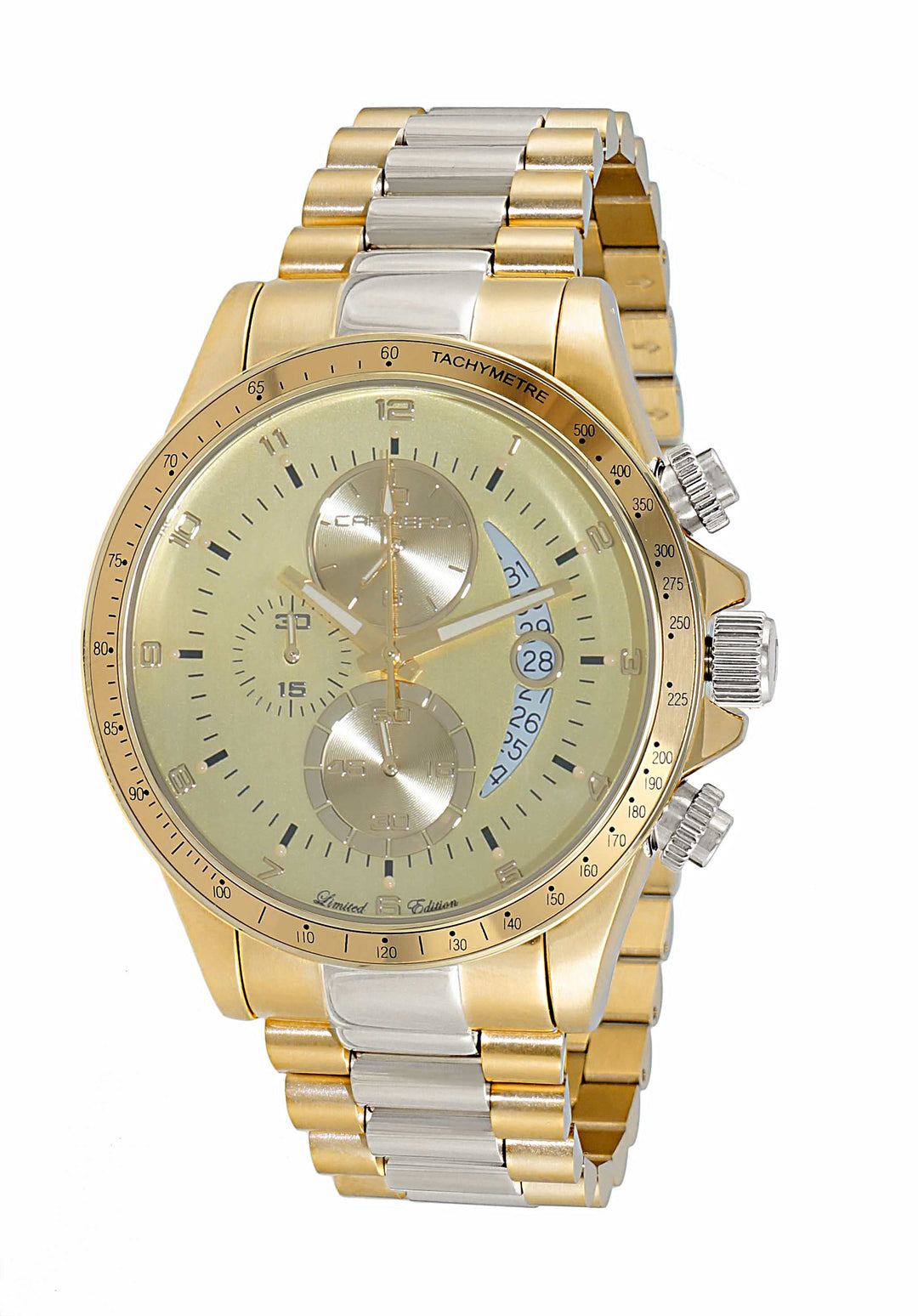 WINNER CIRCLE Yellow/2-Tone Gold | Yellow Dial