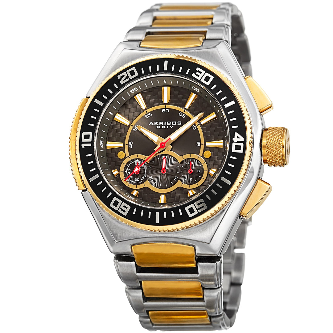 Classic Brown/Yellow gold toned steel 48 mm Brown/yellow