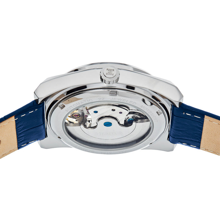 Daxton Semi Skeleton Blue | Blue Dial