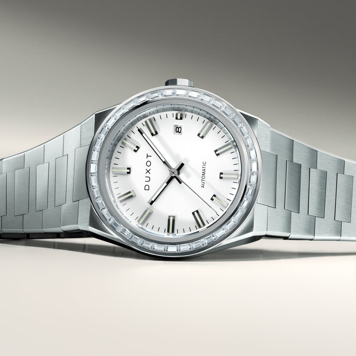Alicante Rainbow Automatic White & Rose Gold / Stainless Steel | White Dial